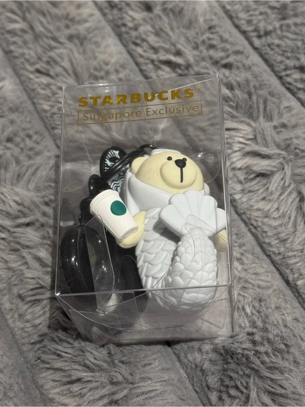 Starbucks Merlion Bearista Keychain - Singapore Exclusive